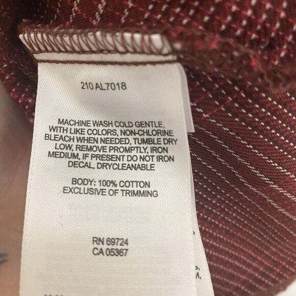 Columbia Women’s XL Plaid Flannel Button-Up Shirt Outdoor Western Style - Picture 8 of 10